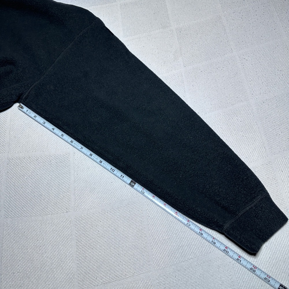 Alo Yoga Sherpa Fleece Sweatshirt Womens XL Oversized Pullover Black Cozy - Picture 10 of 11